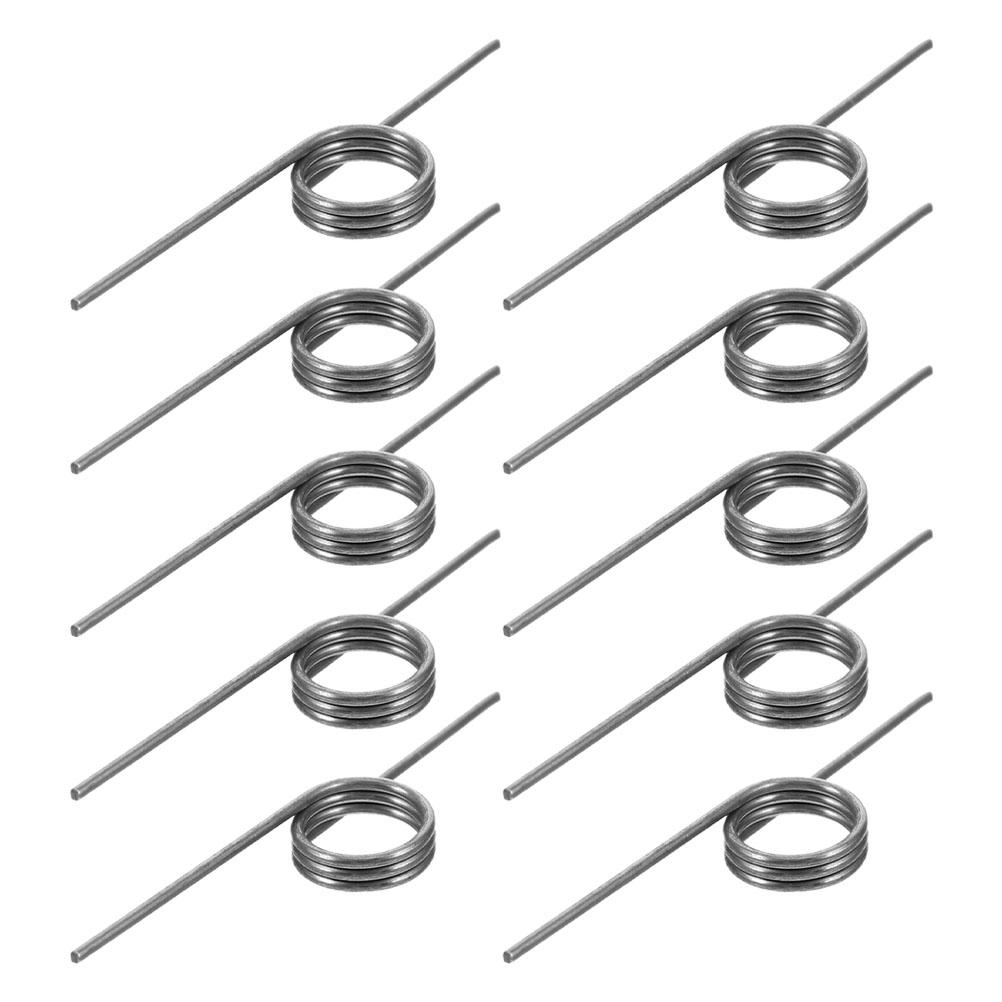 10 Pcs Spring Accessories Torsional Spring Replacement Parts Storage Bucket Trash Can Metal Wire Kitchen Cabinet Lid Universal