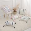 Cotton Yarn Jacquard Tufted Tassel Throw Pillow Cover Office Waist Cushion Home Sofa Bedside Cushion