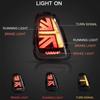 Сборка задних фонарей автомобиля для JCW Union Jack Full LED Tail Lights, подходит для Bmw Mini Cooper R56 R57 R58 R59 LCI 2007‑2015