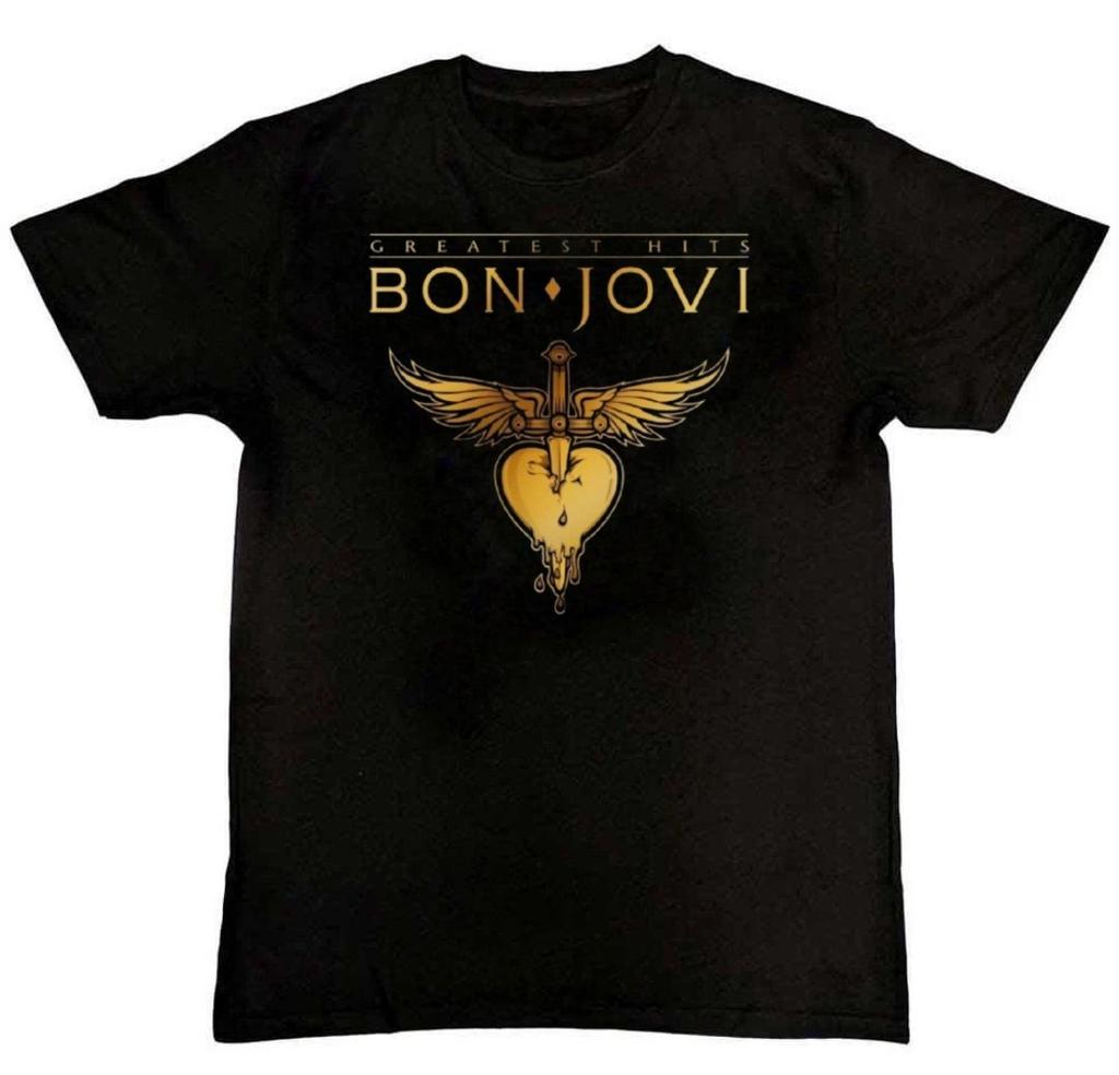 Bon Jovi Greatest Hits - Bon Jovi Graphic Mens T-Shirt S-4XL