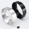 49MM Coffee Dosing Ring Magnetic Silver Black Color