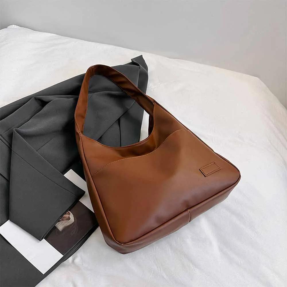 Stylish Minimalist Vintage Shoulder Bag Women Handbag Large Capacity Tote Bag Casual Commuting Trendy Fashion Accessory