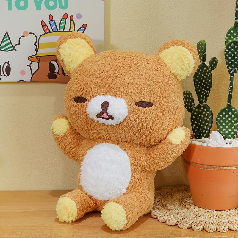 New Rilakkuma Plush Doll Toy 30/50/70cm Kawaii Stuffed Doll Toy Anime Rilakkuma Stuffed Pillow Room Ornaments Birthday Gift