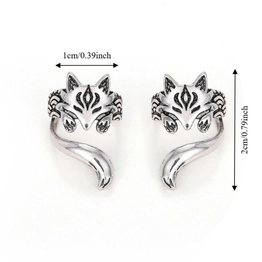 Zinc Zinc Alloy Cat Ear Clip Ear Hook Ear Cuff Jewelry Accessories Animal Earrings  Party
