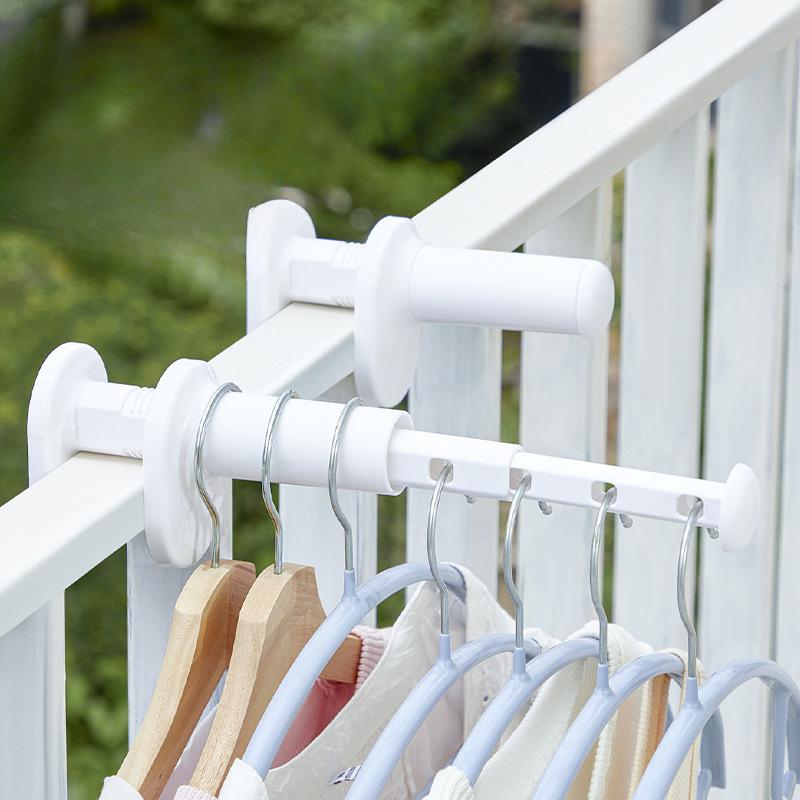 Утолщенная, прочная, выдвижная и складная вешалка для одежды для командировок на окно общежития