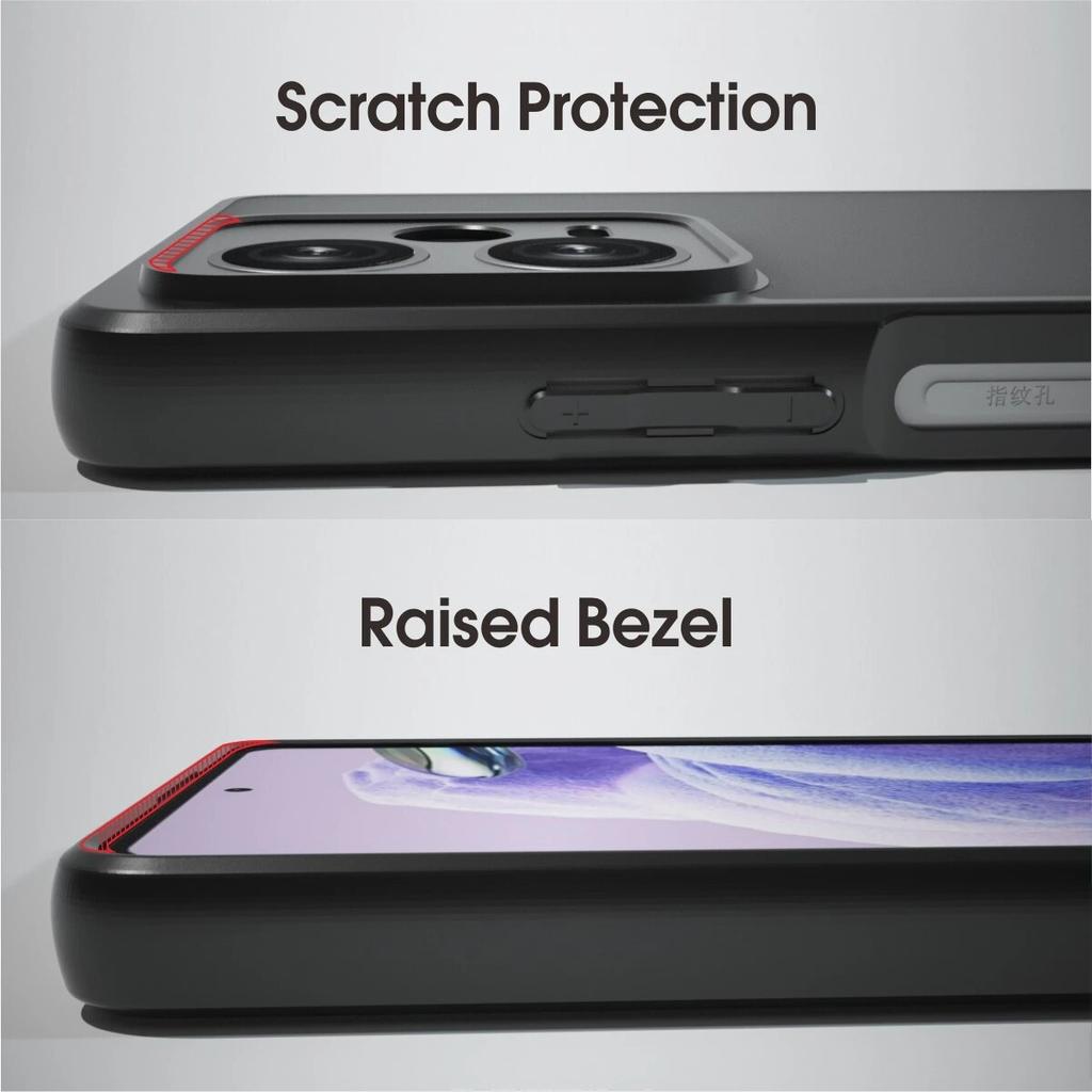 (Comes with Wrist Strap)ibmrs for Xiaomi Redmi Note 12 Pro+  Anti-Fingerprint Camo Case ,matte Clear Transparent Phone Protective Case