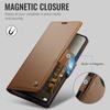 CaseMe Роскошный Магнитный Чехол из ПУ Кожи для Телефона Xiaomi 17 Ultra Ударопрочный с Держателем для Карт Карманный Чехол для Xiaomi17Ultra