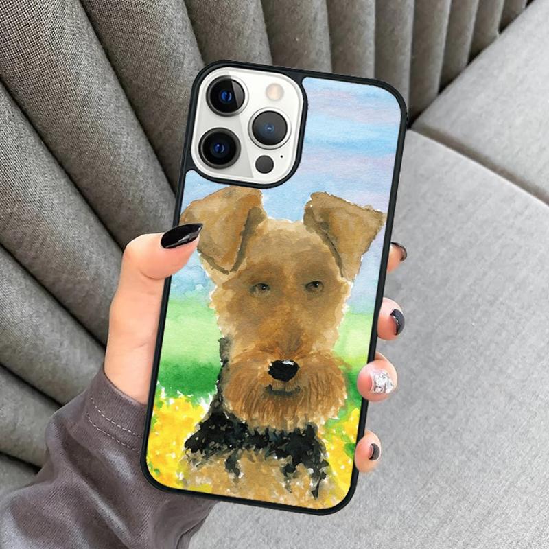 Welsh Terrier Dog Phone Case For iPhone 17 Air 16 16e 15 13 14 Pro Max 11 12 Plus 2022 MAX Shell Cover coque