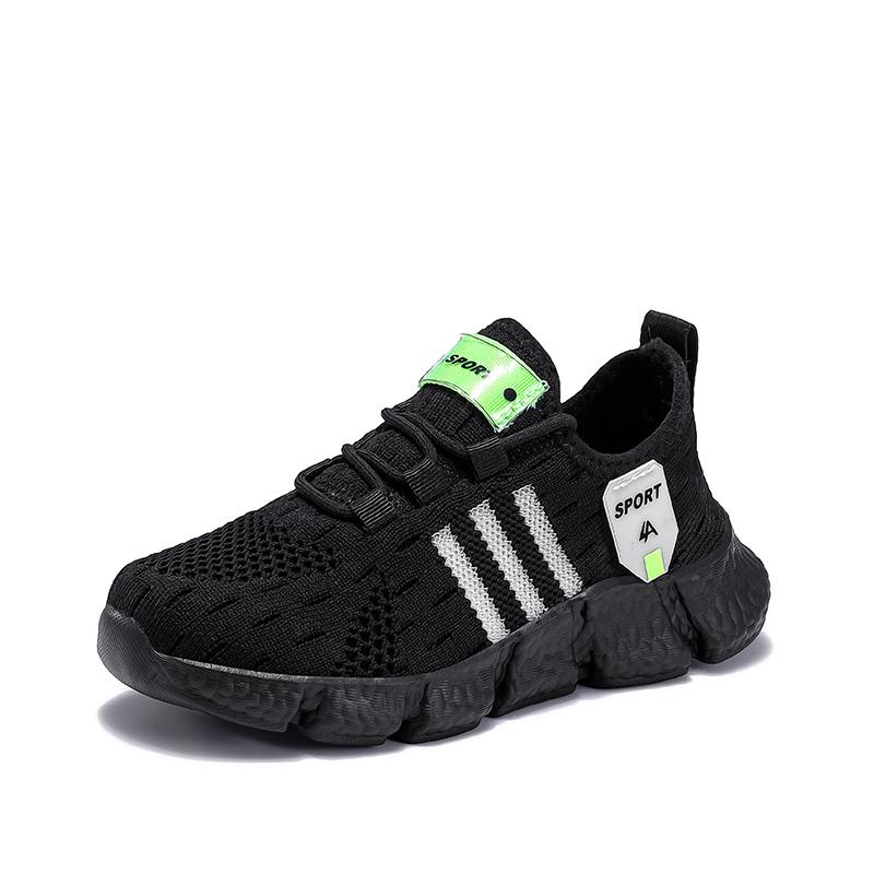 28-39 Детские Большие Размеры Легкие Простые Стильные Дышащие Сетчатые Повседневные Спортивные Кроссовки Кроссовки