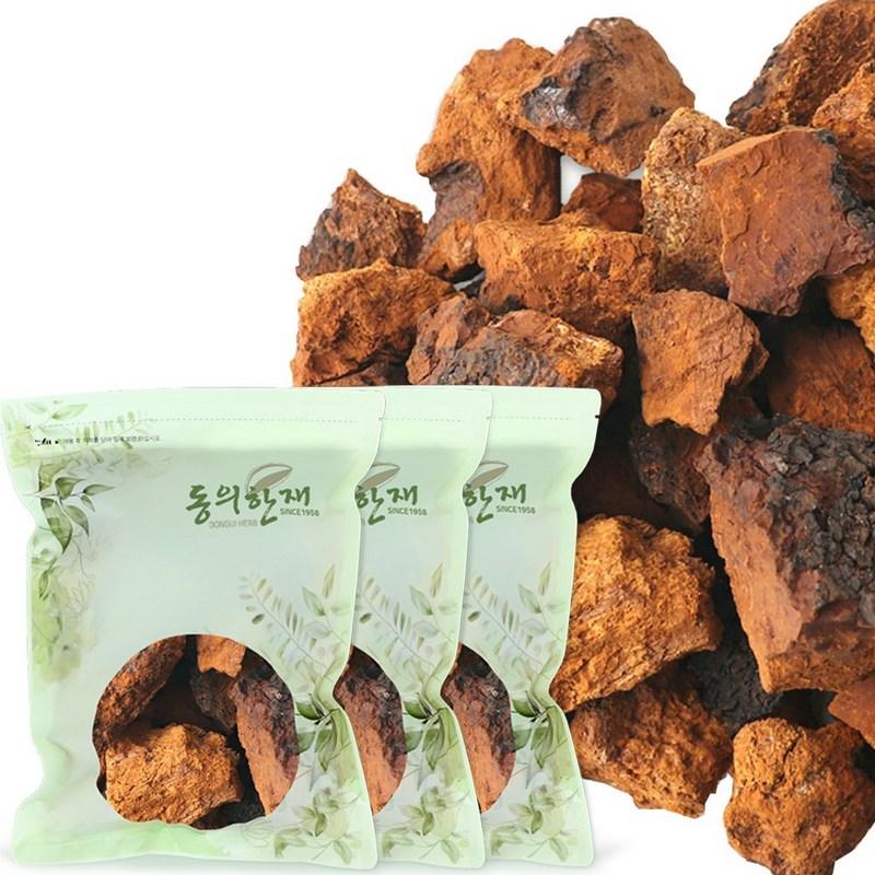 Donguihanjae top quality Siberian Russian chaga mushrooms, 1kg, 3 pieces