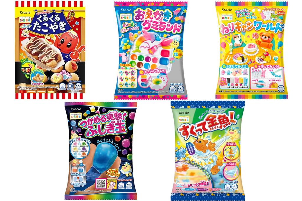 Образовательный набор сладостей Kracie, который можно приготовить и съесть из 5 штук (типы наборов)