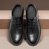 Men's Autumn Leather Shoes & Korean-Style Business Suits: Versatile, Youthful, Casual & Perfect for Office or Groom Wedding.