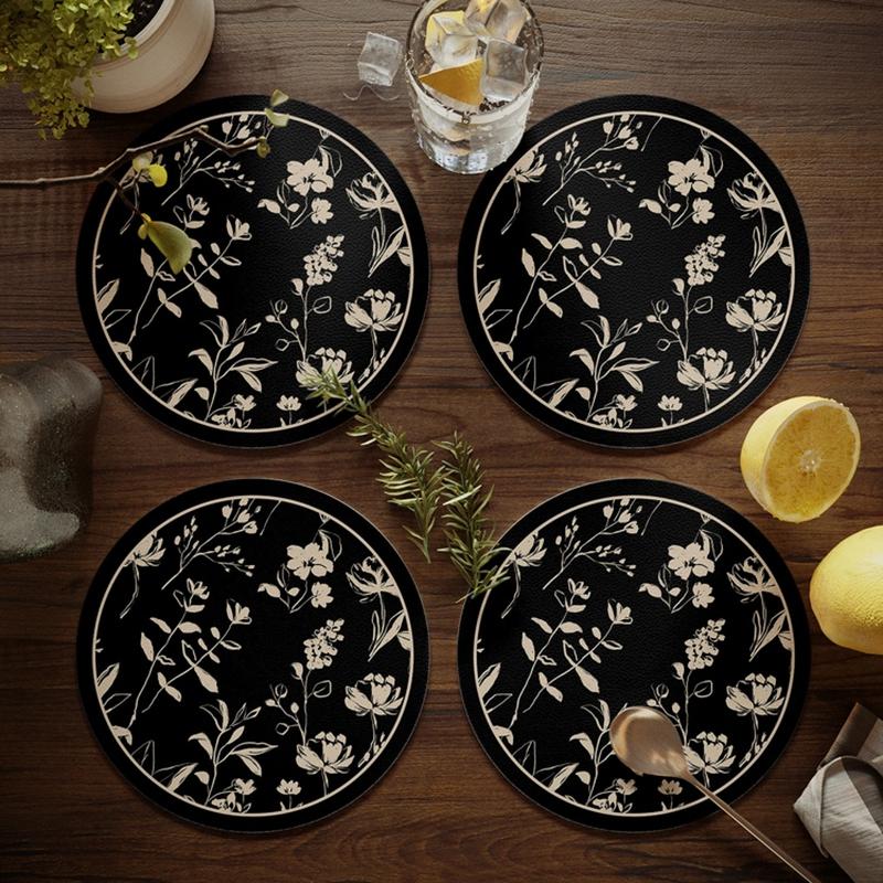 Подставка для обеденного стола Подставка под стакан Коврики для стола Декор для журнального столика Посуда Изоляционные прокладки Кухонный декор Аксессуары