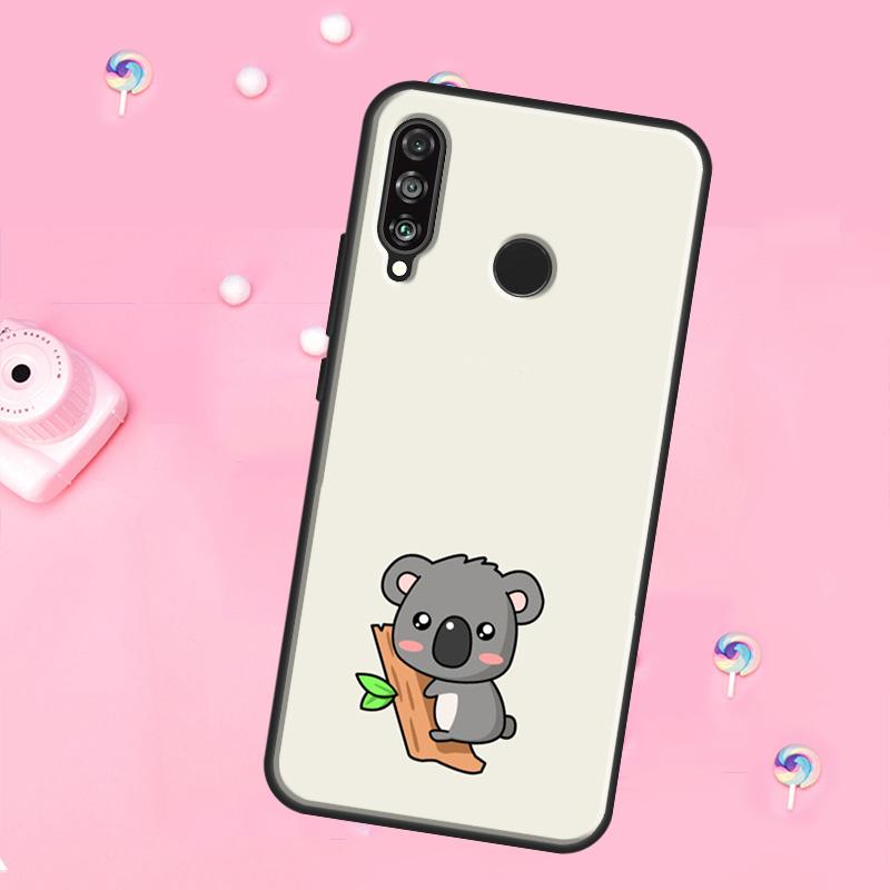 cartoon watercolor animal koala For Huawei Nova 12s 12i 8i 11i 9 10 SE Y60 Y70 Y90 Y72 Y73 Y61 Y91 P60 Pro P30 P40 Lite Case