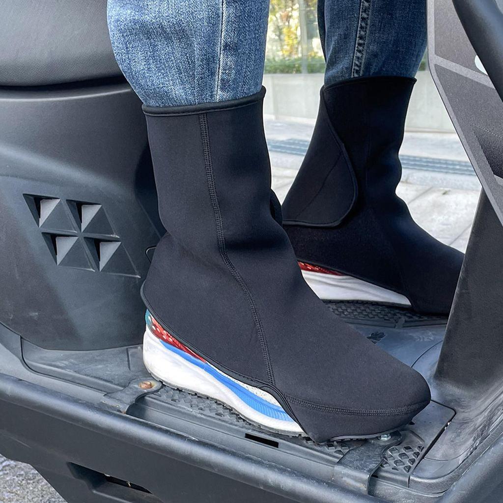 Bike Shoe Covers Winter Cycling Shoe Cover Fleece Warm Mountain Bike Overshoes Windproof Unisex Road Bicycle Shoes Cover