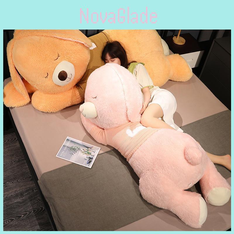 Soft And Fluffy Rabbit Plush Toy Cute Snuggly Bunny Pillow For Sleeping And Gifting