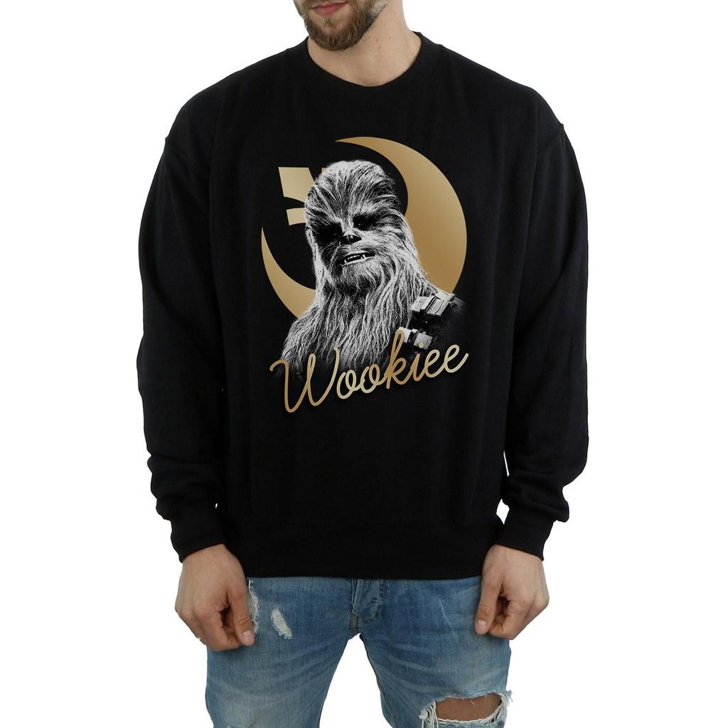 Star Wars Mens The Last Jedi Gold Chewbacca Sweatshirt