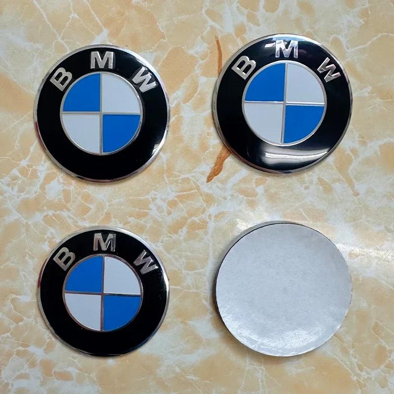 For BMW Hot 2025 56mm 65mm Car Badge Wheel Center Cover Stickers Hub Caps Decal For BMW M M3 X5 X1 X3 E46 E90 E39 F10 F20 F30 G2