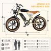 EBike x70 750W Dual Lithium Battery 34AH Long Range 40KM/H 20*4Fat Tire Electric Bike Mountain Electric Bicycle E-motorcycle