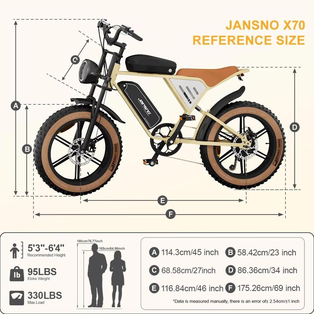 EBike x70 750W Dual Lithium Battery 34AH Long Range 40KM/H 20*4Fat Tire Electric Bike Mountain Electric Bicycle E-motorcycle