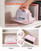 Manual Die Cutting and Embossing Machine, 152mm Opening, Portable Die Cut Machine with Cutting Plates, Ergonomic Handle, Easy to Store, for Arts and