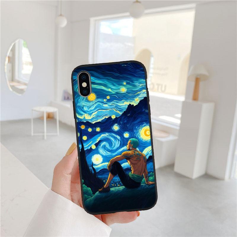 FM50 Зоро One Piece Чехол-бампер из мягкого материала для телефона OPPO A40 A60 A80 A15 A16 A16K A12 A17 A17K A54 A54S A53 A53S A55 A56 A57 A98 F23