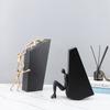 Креативная Геометрическая Абстрактная Золотая Скульптура Альпиниста Ремесленное Украшение Современная Металлическая Статуя Человека Эстетическое Украшение Интерьера