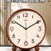 2026 Simple Retro Solid Wood Mantel Clock - High-End Tabletop Ornament for Living Room