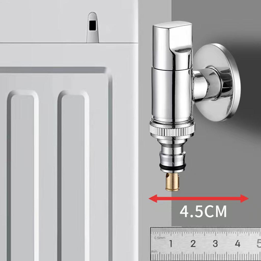 Медный 3-ходовой угловой клапан для заливки воды, настенный, один в два выхода, кран для туалета, биде, распылитель для аксессуаров для ванной комнаты