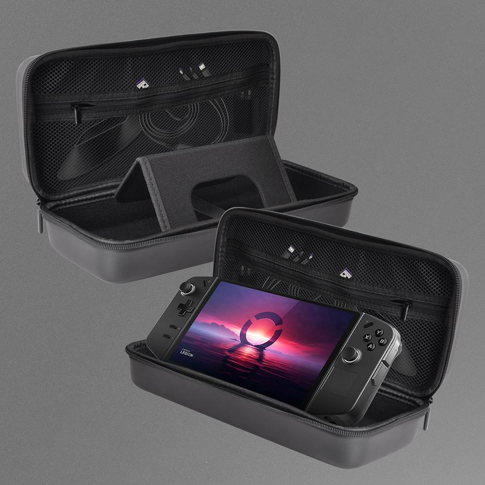 Hard Travel Case Anti-Drop Portable Storage Bag with Mesh Pocket Protective Case Anti Scratch for Lenovo Legion Go Game Console