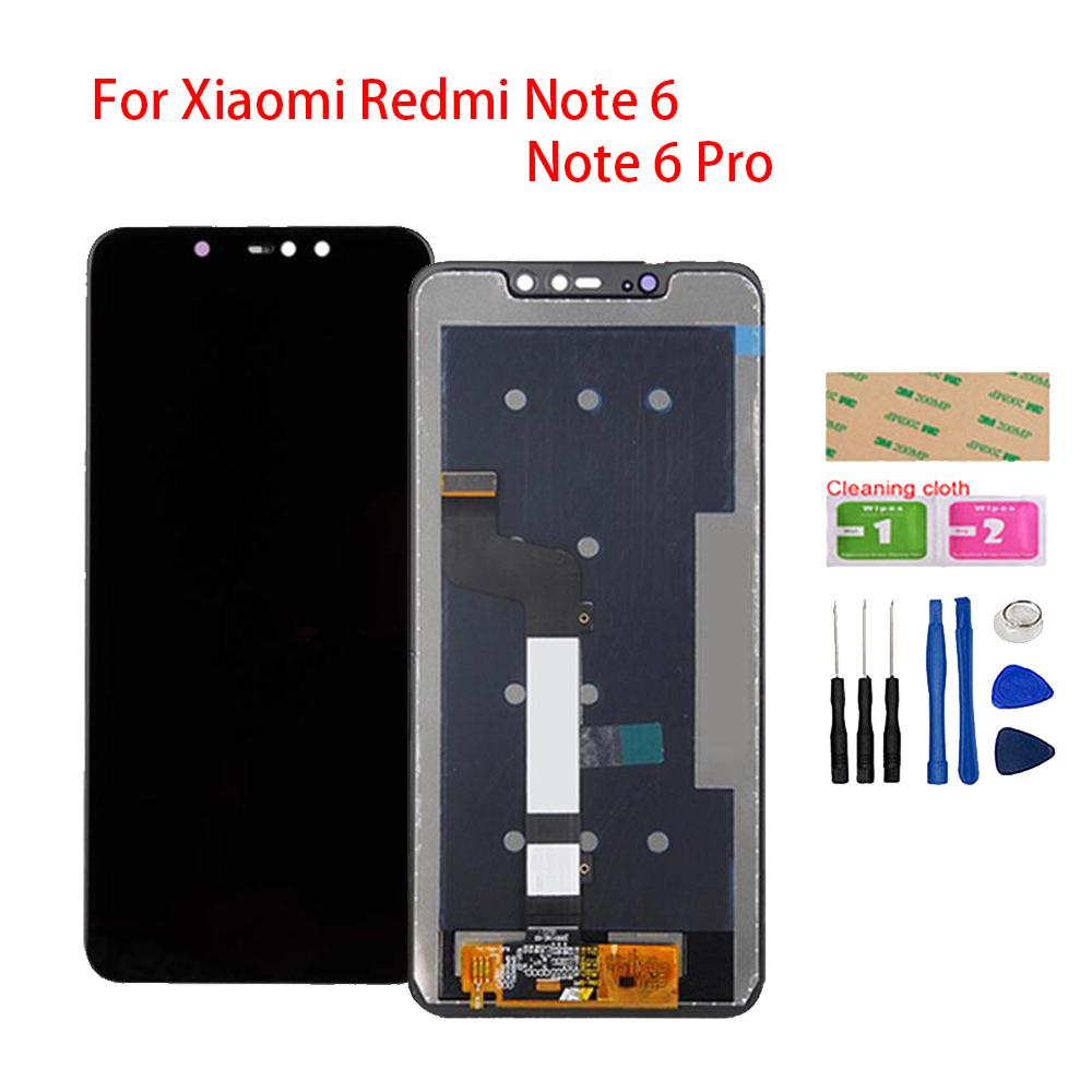 LCD Screen For Xiaomi Redmi Note 6 Pro M1806E7TG LCD Display Touch Screen Digitizer Assembly Replacement