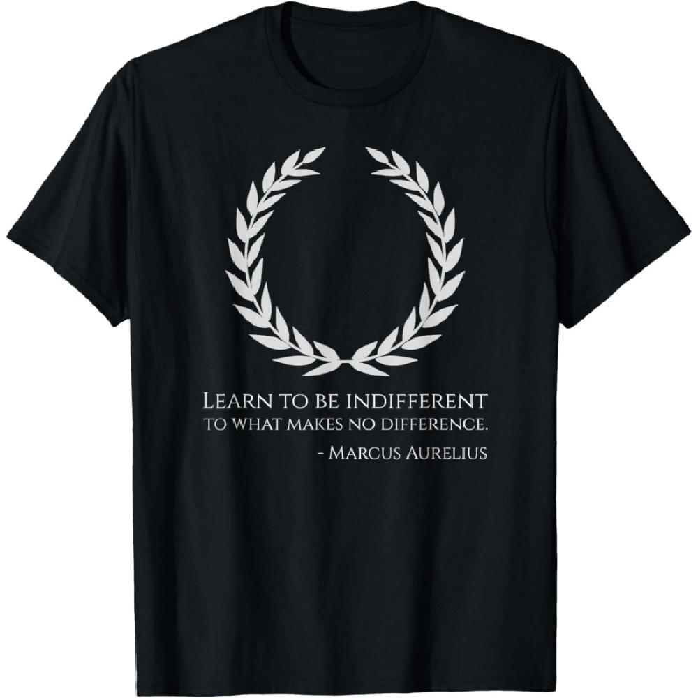 Классический Рим Стоическая философия Цезарь Марк Аврелий Цитата Футболка