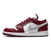Детские кроссовки Air 1 Low GS Cherrywood Red White Cement-Grey 553560-615