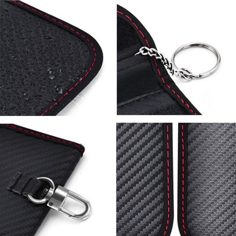 Car Key Case Signal Blocker Bag RFID Shielding Pocket For Opel Corsa Astra Insignia Vectra Zafira Meriva Mokka Grandland Vivaro