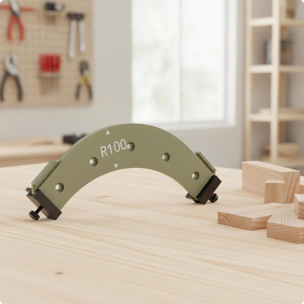 Woodworking Curved Template Tool Heavy-Duty for Cabinet Makers