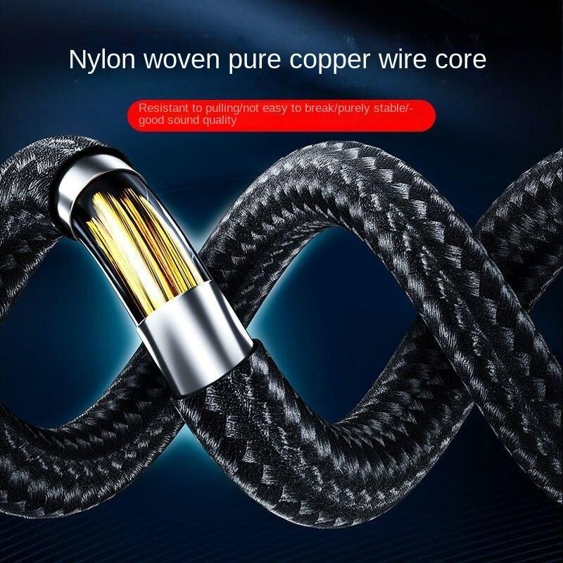 Aux аудиокабель «три в одном», многофункциональный автомобильный аудиокабель Apple Type-C, разъем 3,5 мм