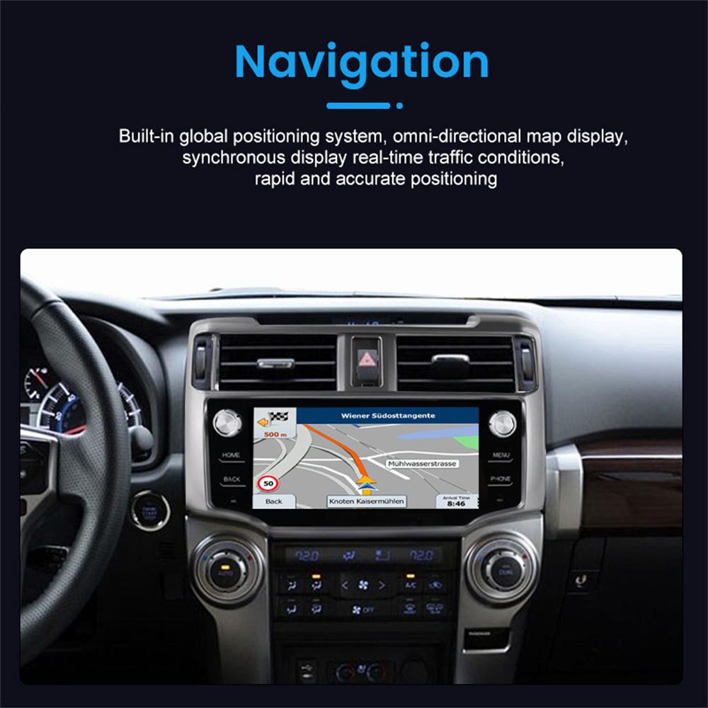 Автомагнитола Android Навигация GPS FM 4+32 ГБ Для Toyota 4Runner 2009-2019