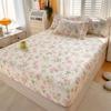 100% хлопок простыня на резинке в цветочном стиле покрывало для кровати приятное для кожи простыня 90/100/120/150/180 см постельное белье Sabanas (Нет наволочки)