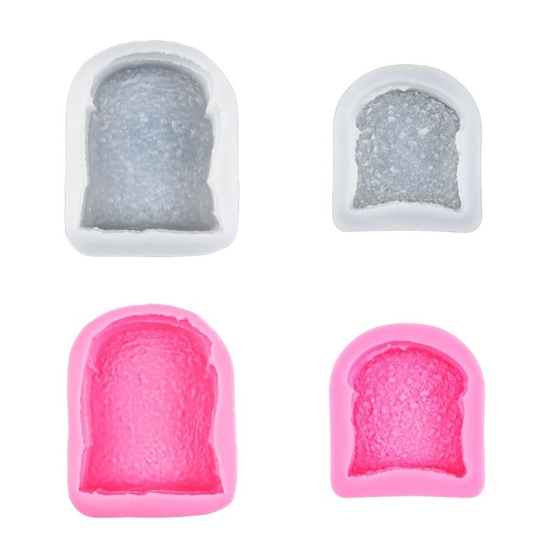 Sliced Toast Bread Silicone Mold DIY Cake Pastry Baking Mold Cake Decorating Tool for Making Chocolate Fondant Nonstick