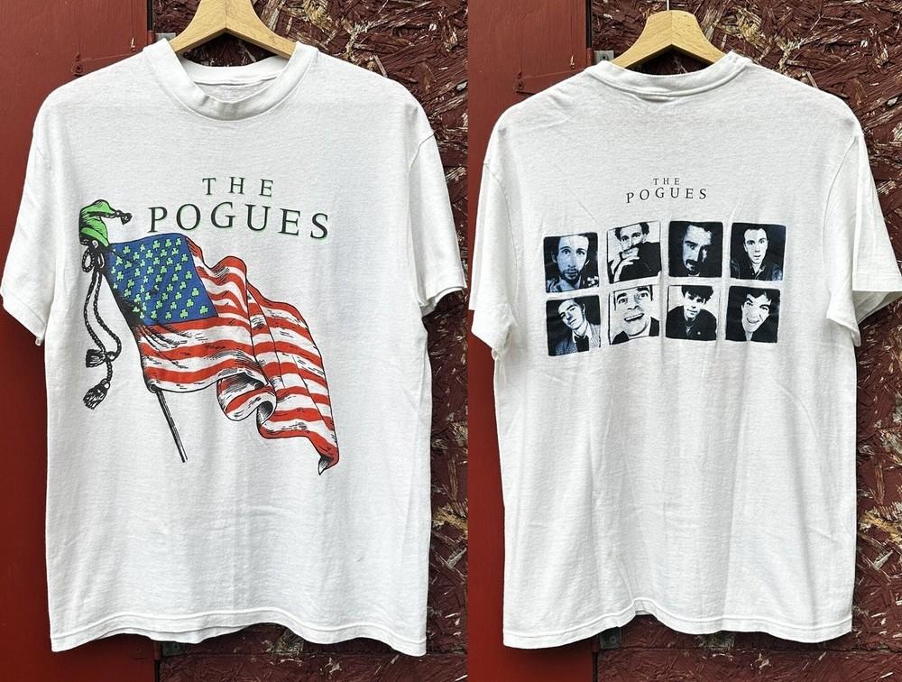 New 80s The Pogues Reprint Men Black S-235XL Tee 20D1827 Unisex T-Shirt