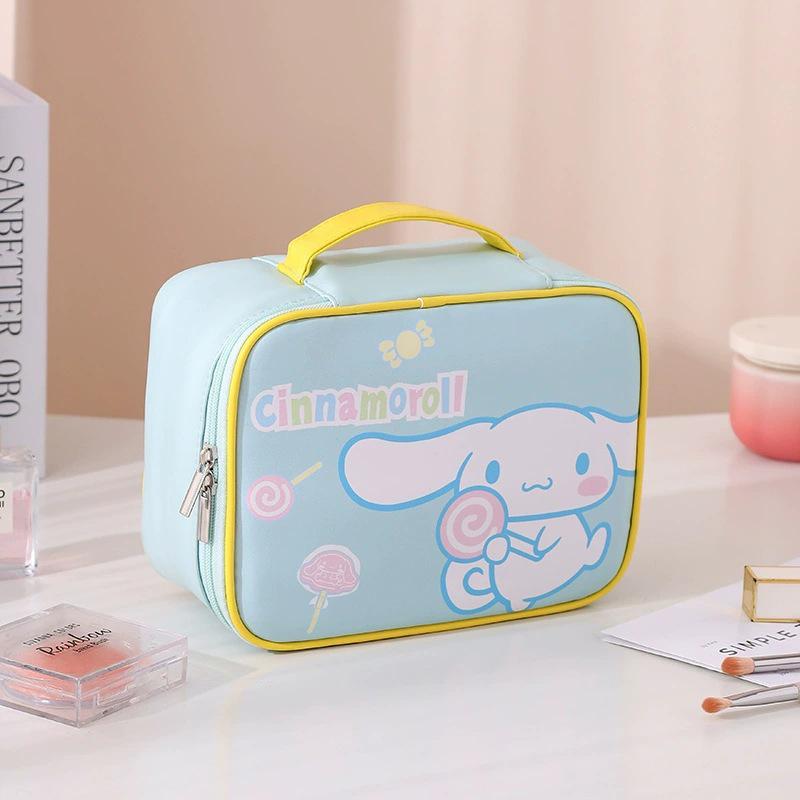 Водонепроницаемая косметичка Sanrio - Большой вместимости, Портативная дорожная сумка для туалетных принадлежностей