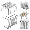 Adjustable Rack Pot Pan Lid Stand Rack Organiser Extendable Stainless Steel Home Kitchen Holder