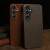 Для SAMSUNG S23 FE ЧЕХОЛ Текстура Crazy Horse Натуральная Кожа Чехлы S24 S20Ultra S22 S21FE Чехол для Телефона Capa Ретро Защитный Корпус