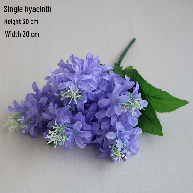 Silk Fake Flower Bouquet for Living Room or Dining Table Decor - Plastic Dried Flower Bonsai Ornaments