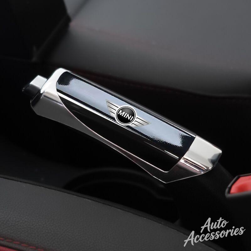 Carbon Fiber Car Hand Brake Grips Protection Cover Interior Accessories For BMW Mini Cooper One JCW F54 F55 F56 F57 F60 R50 R52