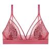 Sexy Wireless Bras for Women Ultra Thin Lace Bralette Deep V Plunge Bra