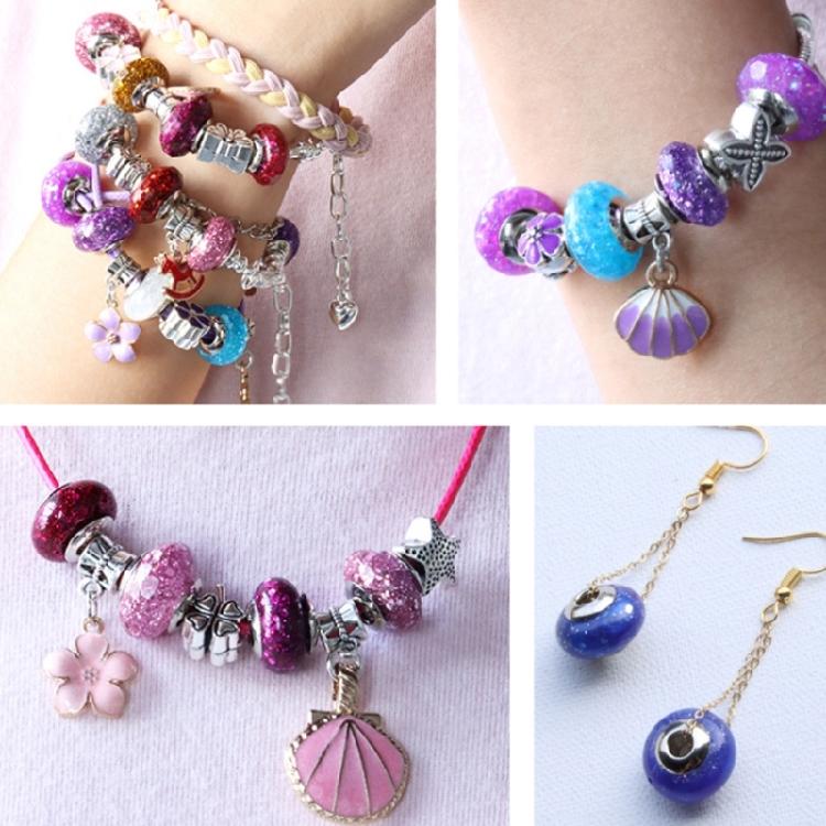 Силиконовая форма-подвеска с бусинами для изготовления браслетов и бижутерии своими руками, литье бижутерии