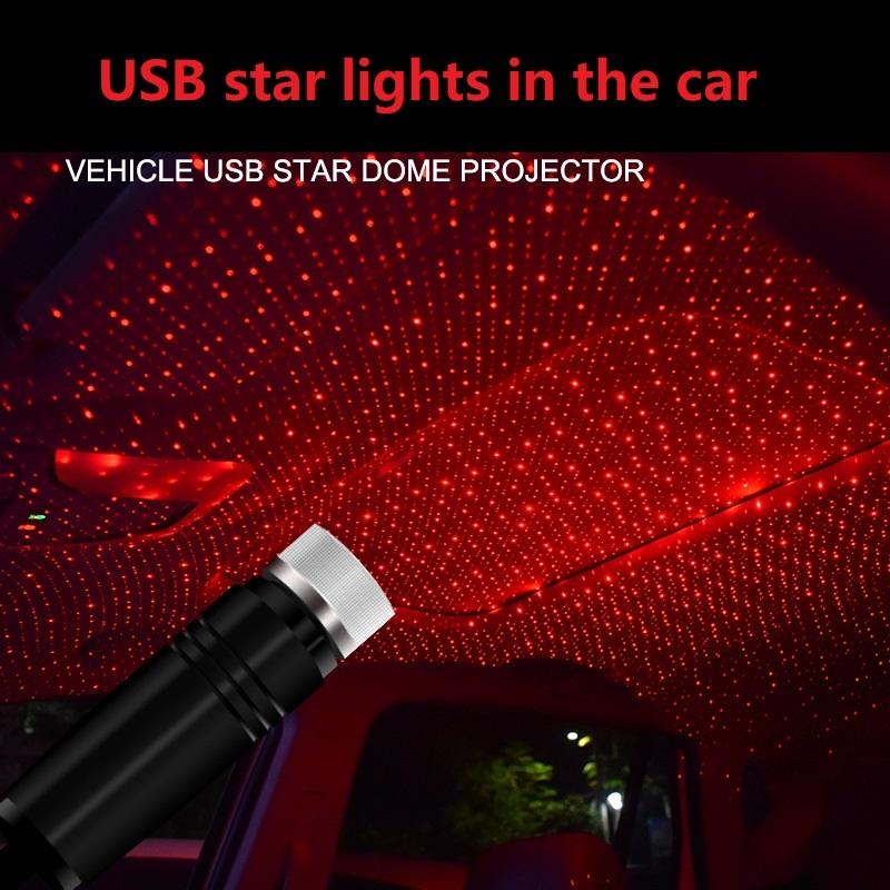 2/1X Романтический светодиодный ночник «Звездное небо» 5 В от USB Проектор-лампа «Галактика и звезды» для потолка автомобиля, потолка комнаты, Декор, Plug and Play