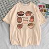 Moo Deng top tees female Breathable Y2k Vintage Gothic t shirt Pastel Vintage streetwear Classic kawaii anime