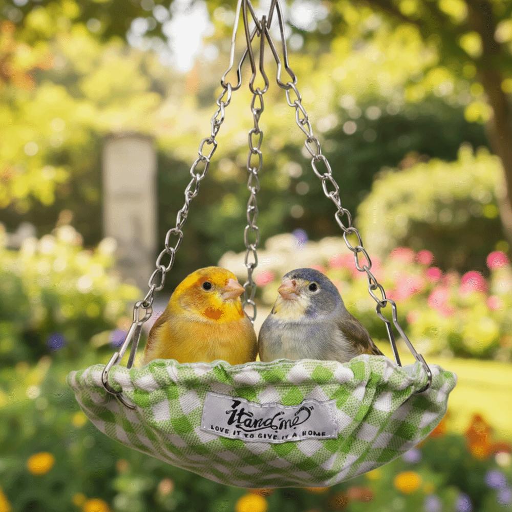 Bite Resistant Hanging Bird Nest Scratch Resistant Bird Cage Bed Bird Climbing Swing  Hatching